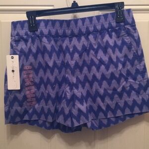 Peace & Pearls chevron shorts